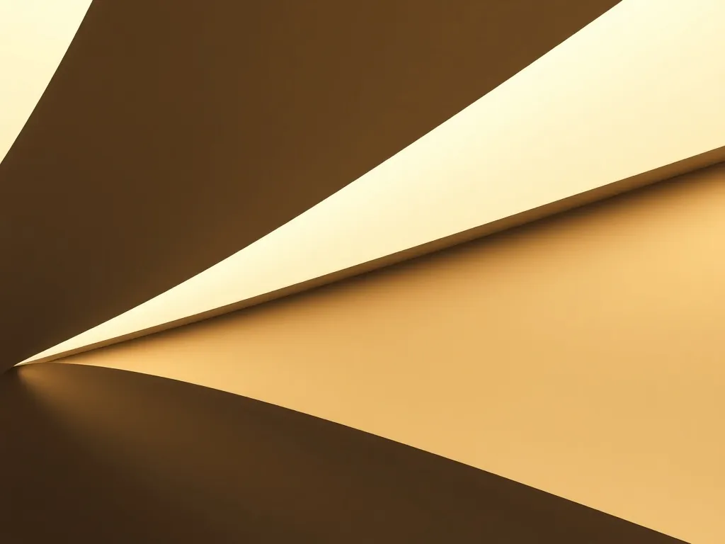 Abstract architectural lines representing financial growth a